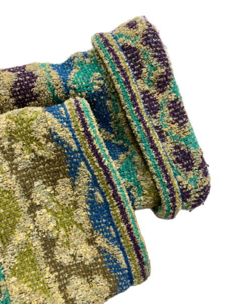 missoni sports（ミッソーニスポーツ）missoni sports (ミッソーニスポーツ) ジャガードニットコート グリーン サイズ:下記参照の古着・服飾アイテム
