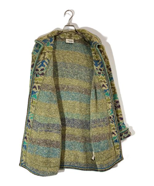 missoni sports（ミッソーニスポーツ）missoni sports (ミッソーニスポーツ) ジャガードニットコート グリーン サイズ:下記参照の古着・服飾アイテム