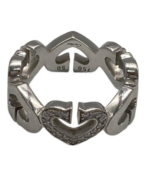 Cartier（カルティエ）Cartier (カルティエ) Ｃハート ワンモチーフダイヤ リング サイズ:９号の古着・服飾アイテム