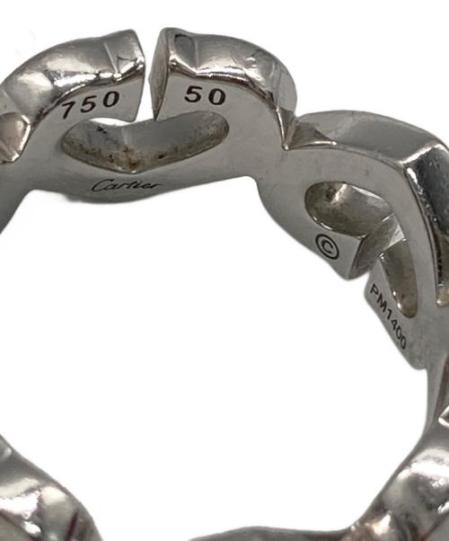 Cartier（カルティエ）Cartier (カルティエ) Ｃハート ワンモチーフダイヤ リング サイズ:９号の古着・服飾アイテム