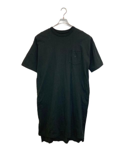 THE NORTHFACE PURPLELABEL（ザ・ノースフェイス パープルレーベル）THE NORTHFACE PURPLELABEL (ザ・ノースフェイス パープルレーベル) 5.35oz H/S Crew Neck Dress ブラック サイズ:Mの古着・服飾アイテム