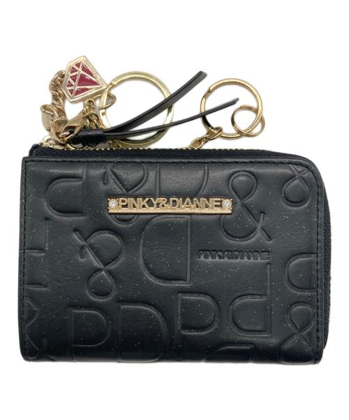 Pinky & Dianne（ピンキーアンドダイアン）Pinky & Dianne (ピンキーアンドダイアン) カヌレ L字ファスナー折り財布 ブラックの古着・服飾アイテム