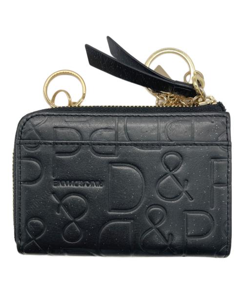Pinky & Dianne（ピンキーアンドダイアン）Pinky & Dianne (ピンキーアンドダイアン) カヌレ L字ファスナー折り財布 ブラックの古着・服飾アイテム