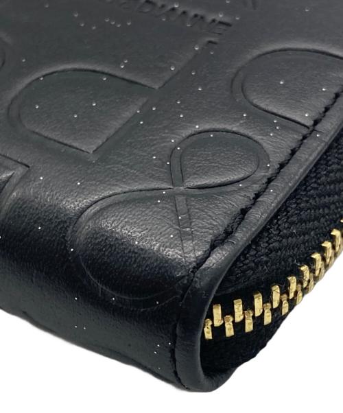 Pinky & Dianne（ピンキーアンドダイアン）Pinky & Dianne (ピンキーアンドダイアン) カヌレ L字ファスナー折り財布 ブラックの古着・服飾アイテム