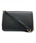 TORY BURCHトリーバーチ）の古着「ショルダーウォレット」｜ブラック