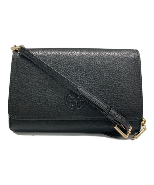 TORY BURCH（トリーバーチ）TORY BURCH (トリーバーチ) ショルダーウォレット ブラックの古着・服飾アイテム