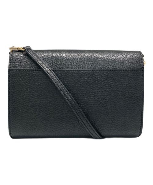 TORY BURCH（トリーバーチ）TORY BURCH (トリーバーチ) ショルダーウォレット ブラックの古着・服飾アイテム