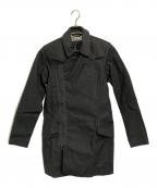 Denhamデンハム）の古着「ゴム引きコート」｜ブラック