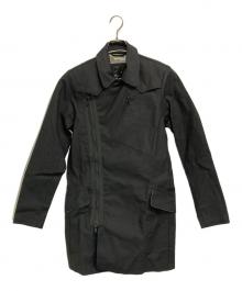 Denham（デンハム）の古着「ゴム引きコート」｜ブラック