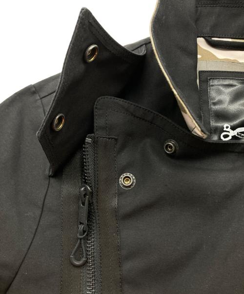 Denham（デンハム）Denham (デンハム) ゴム引きコート ブラック サイズ:Sの古着・服飾アイテム