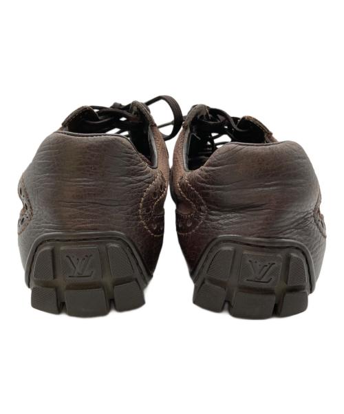 LOUIS VUITTON（ルイ ヴィトン）LOUIS VUITTON (ルイ ヴィトン) ドライビングシューズ ブラウン サイズ:7の古着・服飾アイテム
