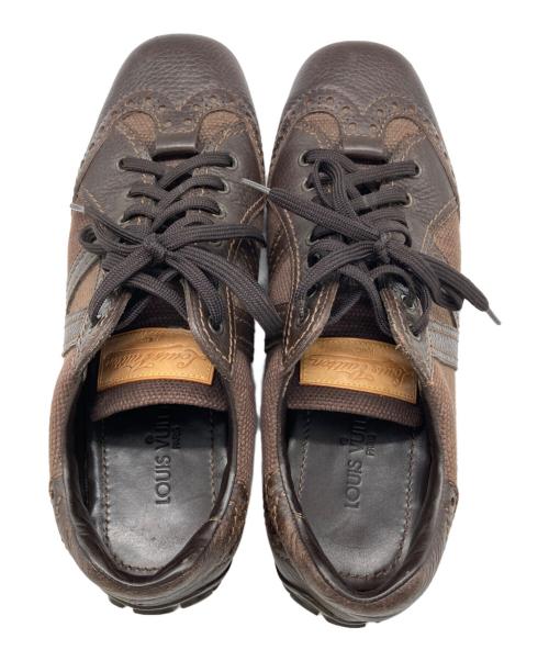 LOUIS VUITTON（ルイ ヴィトン）LOUIS VUITTON (ルイ ヴィトン) ドライビングシューズ ブラウン サイズ:7の古着・服飾アイテム