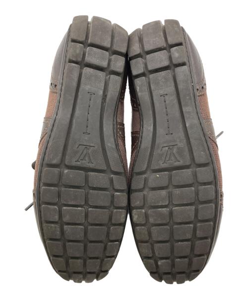 LOUIS VUITTON（ルイ ヴィトン）LOUIS VUITTON (ルイ ヴィトン) ドライビングシューズ ブラウン サイズ:7の古着・服飾アイテム