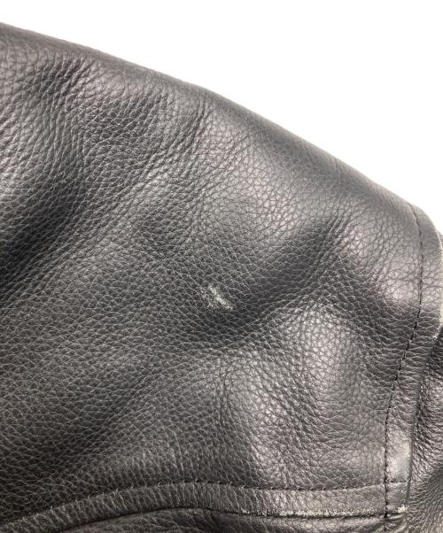 VINTAGE（ヴィンテージ）VINTAGE (ヴィンテージ) レザージャケット ブラック サイズ:Mの古着・服飾アイテム