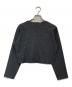 tricot COMME des GARCONS (トリココムデギャルソン) メルトンノーカラーカーディガン グレー サイズ:Free：6000円