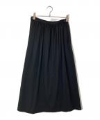 tricot COMME des GARCONSトリココムデギャルソン）の古着「ギャザースカート」｜ブラック