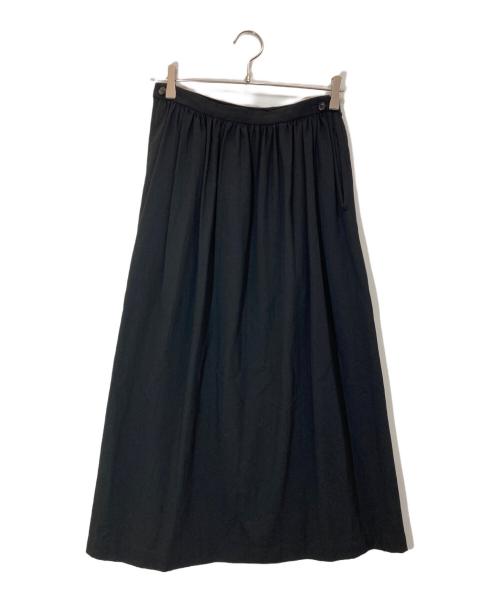 tricot COMME des GARCONS（トリココムデギャルソン）tricot COMME des GARCONS (トリココムデギャルソン) ギャザースカート ブラック サイズ:Mの古着・服飾アイテム