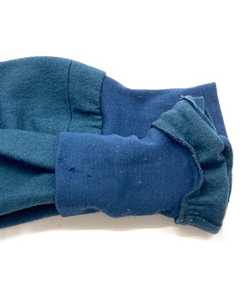 mina perhonen（ミナ ペルホネン）mina perhonen (ミナ ペルホネン) MERRYフロントオープンワンピース ブルー サイズ:表記無しの古着・服飾アイテム