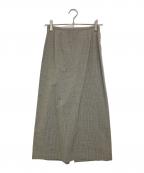 tricot COMME des GARCONSトリココムデギャルソン）の古着「千鳥柄スカート」｜グレー