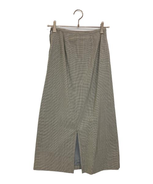 tricot COMME des GARCONS（トリココムデギャルソン）tricot COMME des GARCONS (トリココムデギャルソン) 千鳥柄スカート グレー サイズ:Ⅿの古着・服飾アイテム