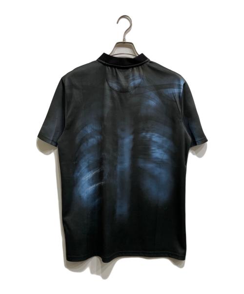 UMBRO（アンブロ）UMBRO (アンブロ) BOILER ROOM (ボイラールーム) FOOTBALL JERSEY グレー×ブルー サイズ:Mの古着・服飾アイテム