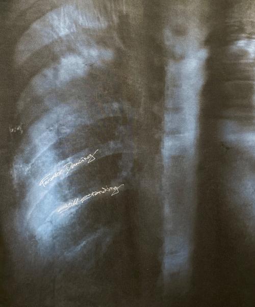 UMBRO（アンブロ）UMBRO (アンブロ) BOILER ROOM (ボイラールーム) FOOTBALL JERSEY グレー×ブルー サイズ:Mの古着・服飾アイテム