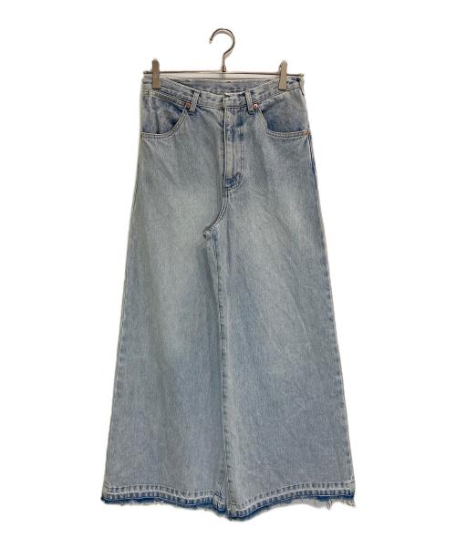 SLOBE IENA（スローブ イエナ）SLOBE IENA (スローブ イエナ) バギーダメージデニム インディゴ サイズ:36の古着・服飾アイテム