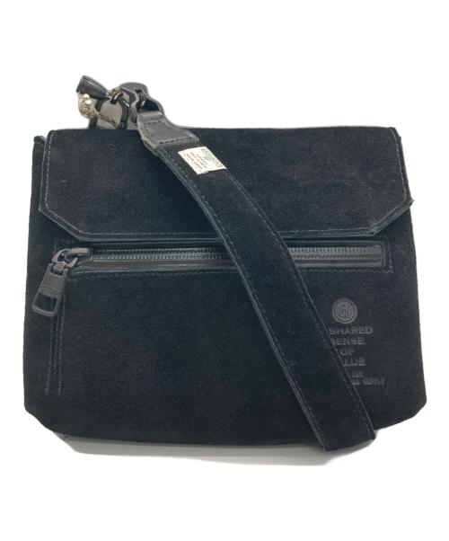 AS2OV（アッソブ）AS2OV (アッソブ) WATER PROOF SUEDE Sacoche Wallet ブラックの古着・服飾アイテム