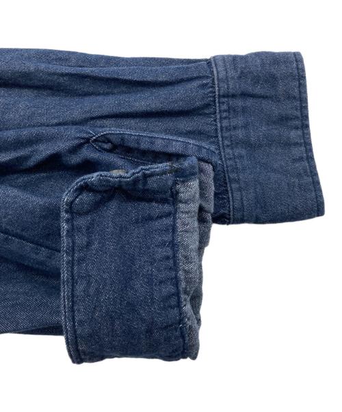 Engineered Garments（エンジニアドガーメンツ）Engineered Garments (エンジニアードガーメンツ) FREAK'S STORE (フリークストア) バンドカラーデニムシャツ インディゴ サイズ:Mの古着・服飾アイテム