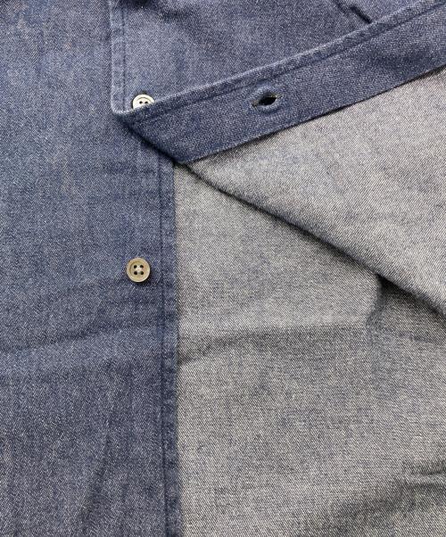 Engineered Garments（エンジニアドガーメンツ）Engineered Garments (エンジニアードガーメンツ) FREAK'S STORE (フリークストア) バンドカラーデニムシャツ インディゴ サイズ:Mの古着・服飾アイテム