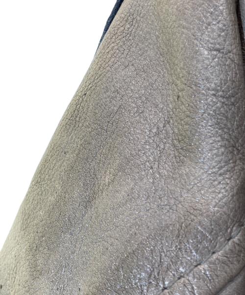 Schott（ショット）Schott (ショット) 袖ラインライダースジャケット グレー サイズ:Mの古着・服飾アイテム