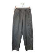 GALERIE VIEギャルリーヴィー）の古着「ウォッシャブルギャバイージーパンツ」｜グレー