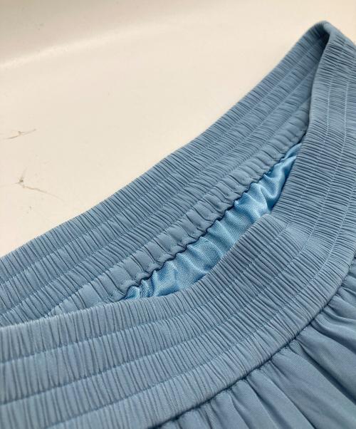 allureville（アルアバイル）allureville (アルアバイル) ティアードロングスカート ブルー サイズ:1の古着・服飾アイテム