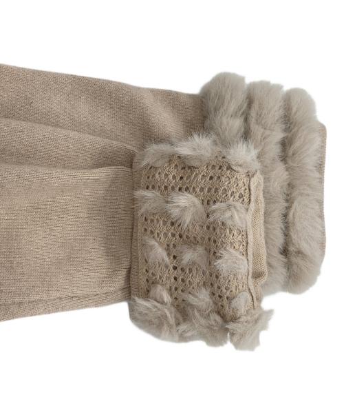 ANAYI（アナイ）ANAYI (アナイ) ファートリム プルオーバー ベージュ サイズ:38の古着・服飾アイテム