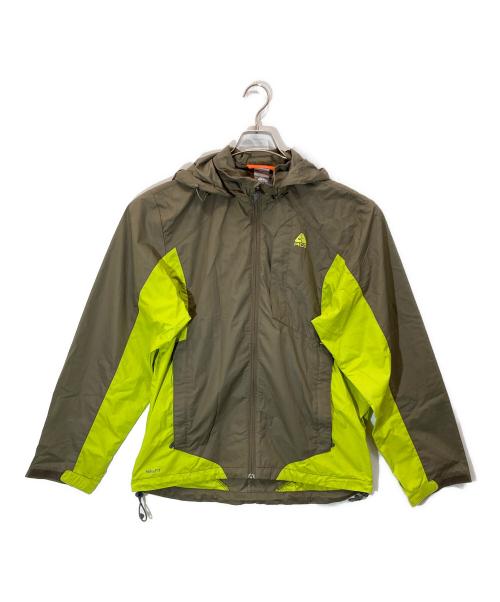 NIKE ACG（ナイキエーシージー）NIKE ACG (ナイキエージーシー) テックジャケット ブラウン×イエロー サイズ:Mの古着・服飾アイテム