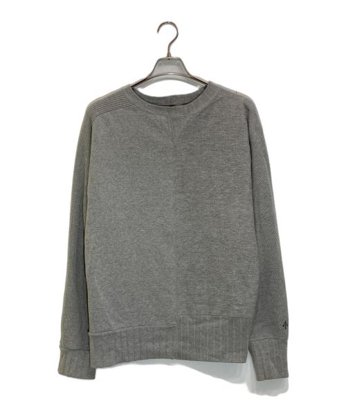 NIGEL CABOURN（ナイジェルケーボン）NIGEL CABOURN (ナイジェルケーボン) ARMY CREW JERSEY MIX グレー サイズ:50の古着・服飾アイテム