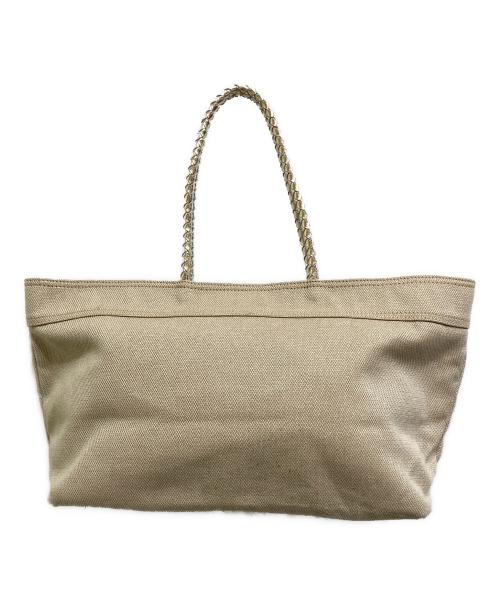 BURBERRY BLUE LABEL（バーバリーロンドンブルーレーベル）BURBERRY BLUE LABEL (バーバリーブルーレーベル) キャンバストートバッグ ベージュ サイズ:-の古着・服飾アイテム