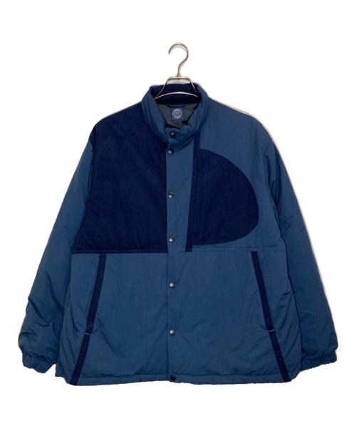 Porter Classic（ポータークラシック）Porter Classic (ポータークラシック) WEATHER DOWN JACKET ブルー サイズ:3の古着・服飾アイテム