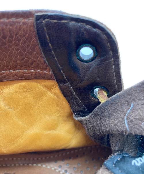 NIGEL CABOURN（ナイジェルケーボン）NIGEL CABOURN (ナイジェルケーボン) YUKETEN (ユケテン) ツイード切替ブーツ ブラウン サイズ:9の古着・服飾アイテム