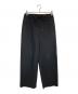 MACPHEE（マカフィー）の古着「コットンタイプライター ギャザーストレートパンツ」｜ブラック