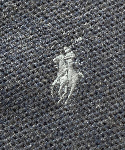 POLO RALPH LAUREN（ポロ・ラルフローレン）POLO RALPH LAUREN (ポロ・ラルフローレン) 鹿の子カーディガン ネイビー サイズ:Lの古着・服飾アイテム