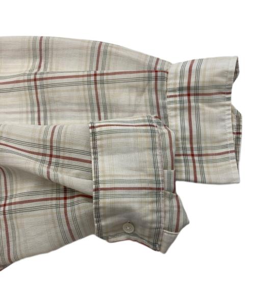 Spick and Span（スピック＆スパン）Spick and Span (スピックアンドスパン) シアーチェック2WAYシャツ ベージュ サイズ:-の古着・服飾アイテム
