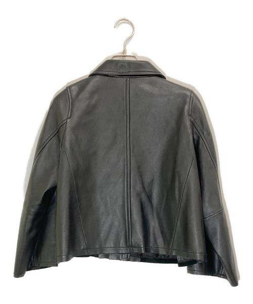 journal standard luxe（ジャーナルスタンダード ラックス）journal standard luxe (ジャーナルスタンダード ラックス) シープスキンレザーショートライダースJK ブラック サイズ:下記参照の古着・服飾アイテム