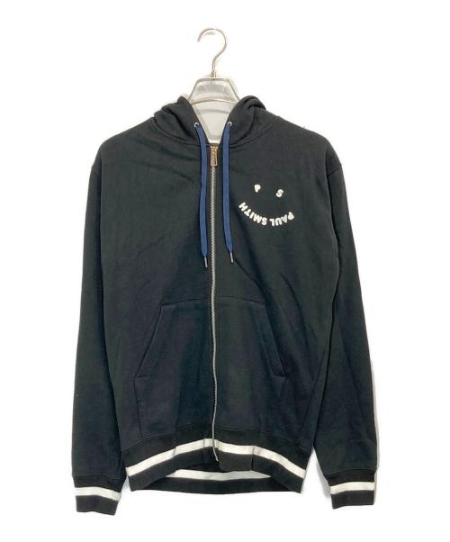 PS Paul Smith（ＰＳポールスミス）PS Paul Smith (ＰＳポールスミス) ジップパーカー ブラック サイズ:Ⅿの古着・服飾アイテム