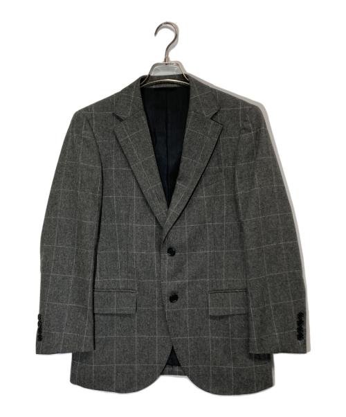 MACKINTOSH PHILOSOPHY（マッキントッシュ フィロソフィー）MACKINTOSH PHILOSOPHY (マッキントッシュ フィロソフィー) FOX BROTHERS (フォックスブラザーズ) 2Bジャケット グレー サイズ:36の古着・服飾アイテム