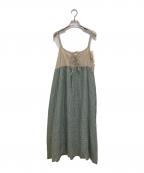 Samansa Mos2サマンサモスモス）の古着「キャミソールワンピース」｜グリーン