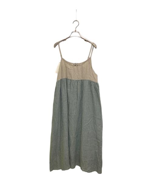 Samansa Mos2（サマンサモスモス）Samansa Mos2 (サマンサモスモス) キャミソールワンピース グリーン サイズ: Freeの古着・服飾アイテム
