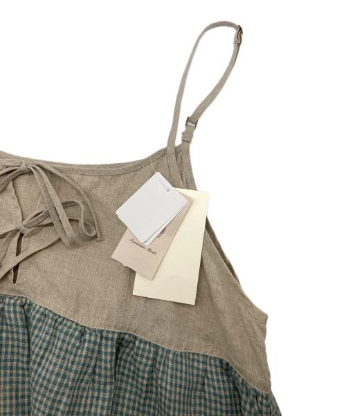 Samansa Mos2（サマンサモスモス）Samansa Mos2 (サマンサモスモス) キャミソールワンピース グリーン サイズ: Freeの古着・服飾アイテム