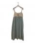 Samansa Mos2（サマンサモスモス）の古着「キャミソールワンピース」｜グリーン