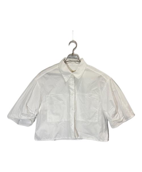 IENA（イエナ）IENA (イエナ) FABRICA クロップドシャツ ホワイト サイズ:下記参照の古着・服飾アイテム